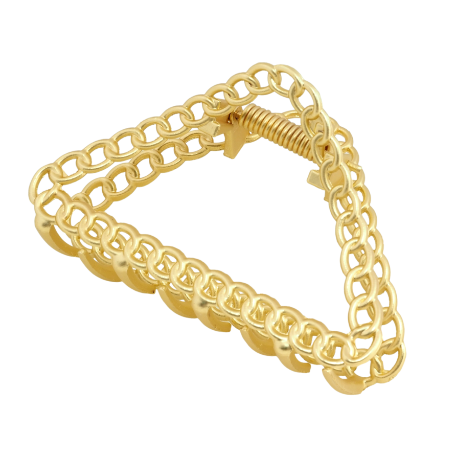 Краб металевий Трикутник візерунок ланцюжок довжина 7.5см фото №1