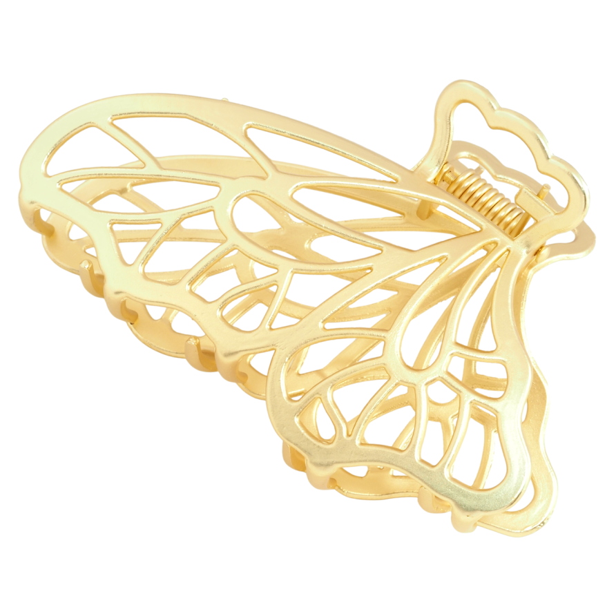 Краб металевий Метелик довжина 8см фото №1