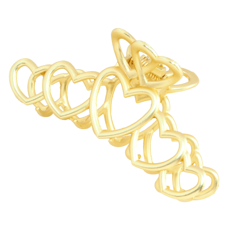 Краб металевий Візерунок сердечки довжина 8см фото №21 Краб металевий Візерунок сердечки довжина 8см фото №21