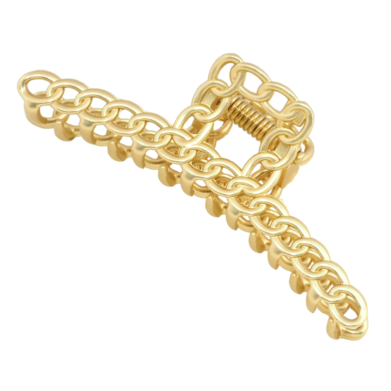 Краб металлический Дуга узор цепочка длина 8см фото №1