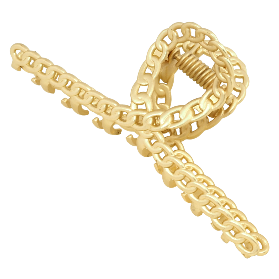 Краб металевий Петелька візерунок ланцюжок довжина 8см фото №1