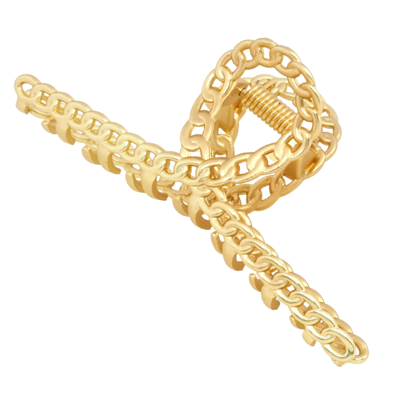 Краб металлический Петелька узор цепочка длина 8см фото №20