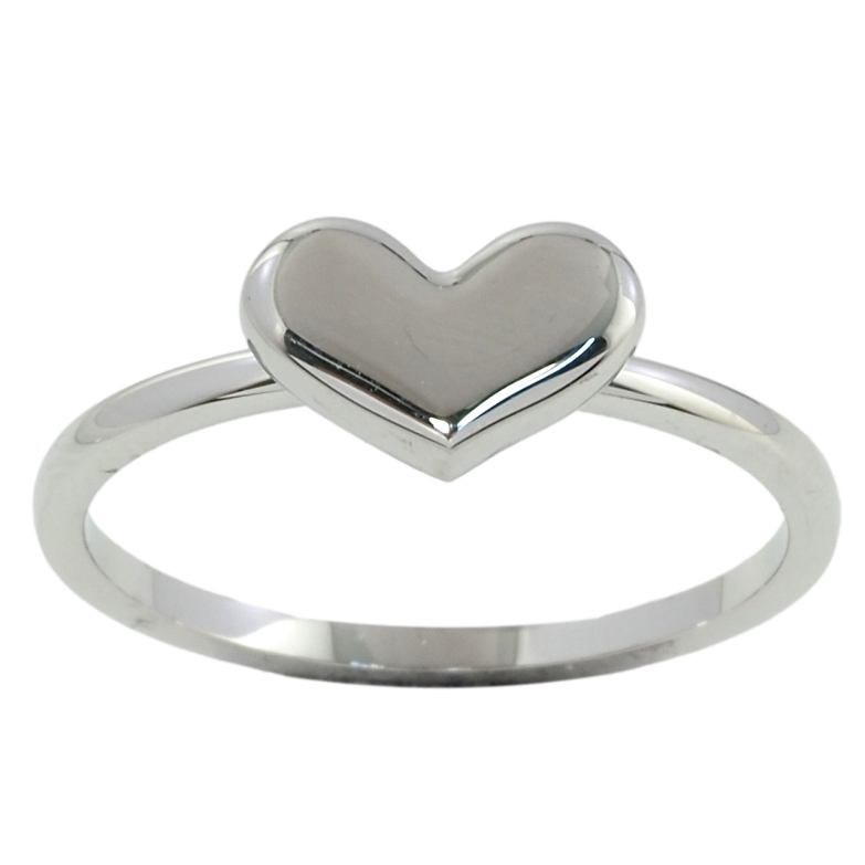 Каблучка Xuping TTM Stainless Steel Колір Родій Серце фото №1