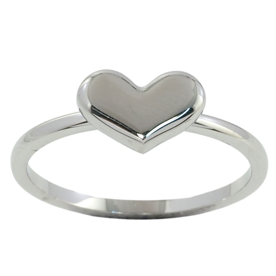 Каблучка Xuping TTM Stainless Steel Колір Родій Серце фото №1