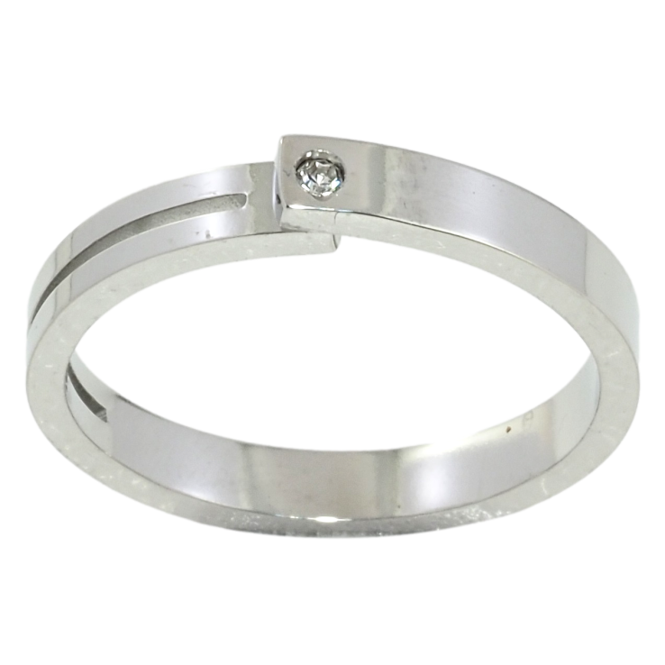 Каблучка Xuping TTM Stainless Steel Колір Родій Декоративний візерунок із кристалом фото №19