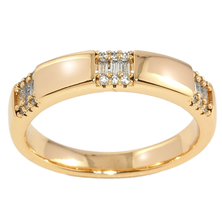 Кольцо Xuping Позолота 18K Узор цирконием фото №25