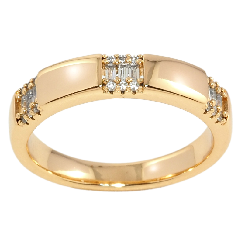 Каблучка Xuping Позолота 18K Візерунок цирконієм фото №20