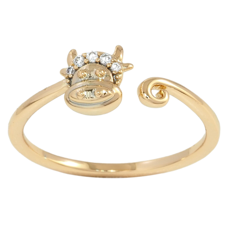 Кольцо Xuping Позолота 18K Коровка фото №12