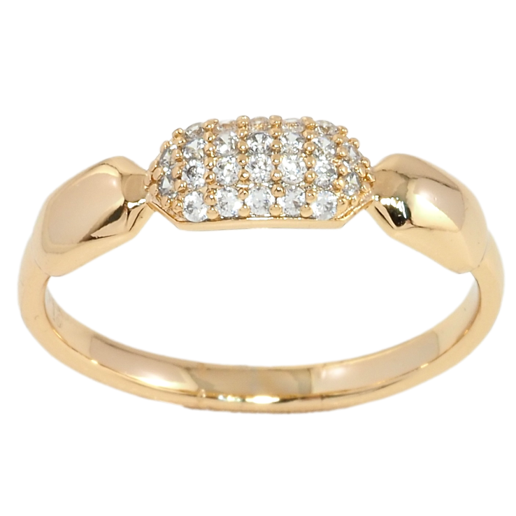 Кольцо Xuping Позолота 18K Инкрустация цирконием фото №11