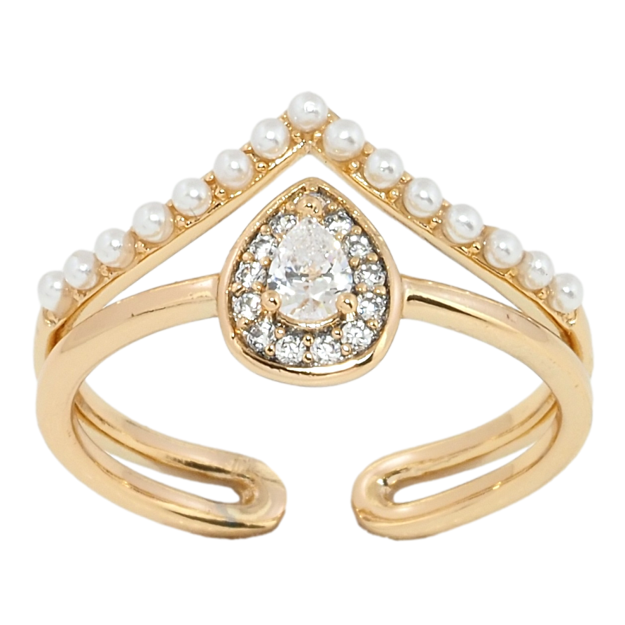 Кольцо Xuping Позолота 18K Изящность фото №1