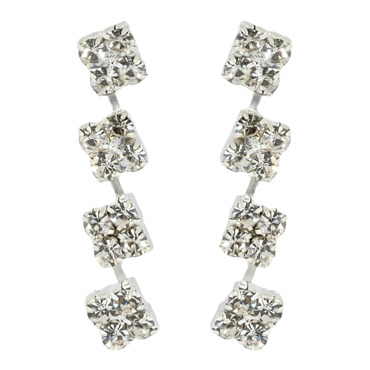 Сережки пусети Підвіски із стразами фото №15 Сережки пусети Підвіски із стразами фото №15