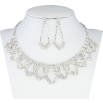 Набір Кольє Сережки Інкрустація стразами довжина кольє 34-51см х 5-24мм фото №3 Набір Кольє Сережки Інкрустація стразами довжина кольє 34-51см х 5-24мм фото №3