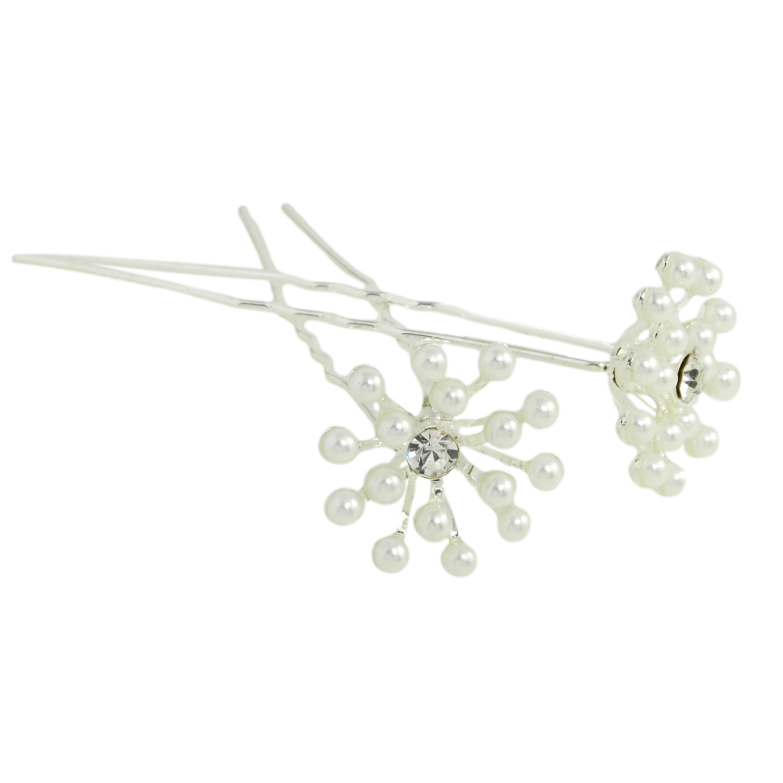 Шпилька для волосся Перлинна квітка (ціна за одну штуку) фото №1