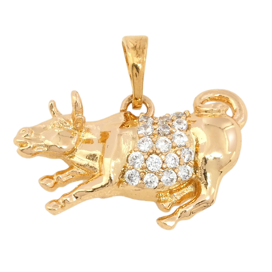 Кулон Xuping Позолота 18K Бик для ланцюжка до 5мм фото №1 Кулон Xuping Позолота 18K Бик для ланцюжка до 5мм фото №1