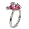Кольцо Xuping цвет Родий с кристаллами Swarovski Мишка кристалл Rose фото №2