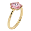 Кольцо Xuping цвет 18K с кристаллами Swarovski Розовый Цветок фото №2