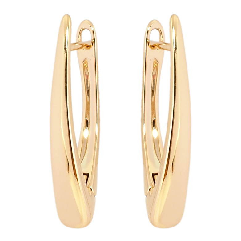 Сережки Xuping Позолота 18K англійський замок Скоби фото №1 Сережки Xuping Позолота 18K англійський замок Скоби фото №1