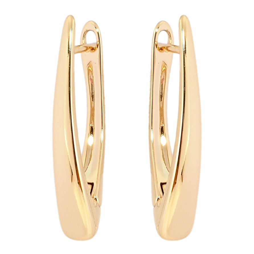 Сережки Xuping Позолота 18K англійський замок Скоби фото №1 Сережки Xuping Позолота 18K англійський замок Скоби фото №1