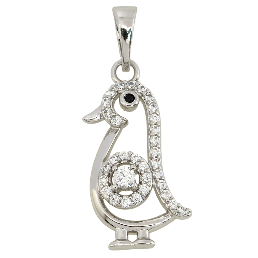 Кулон Xuping Родій Пташка для ланцюжка до 5 мм фото №1