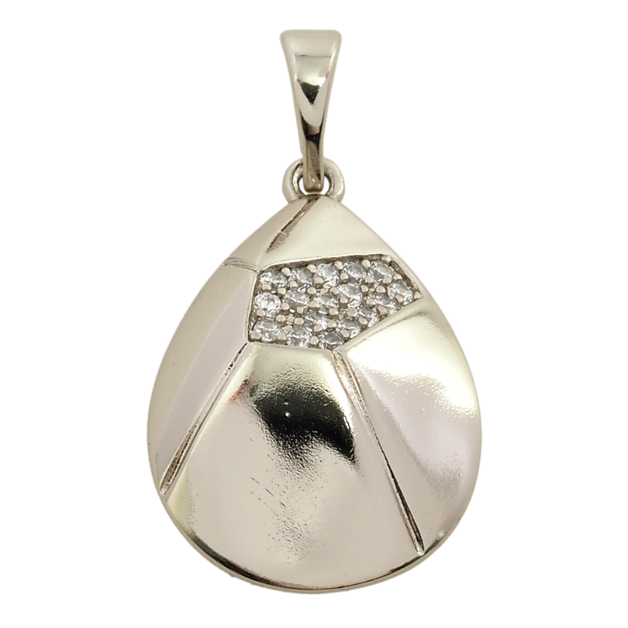 Кулон Xuping Родій Крапелька з цирконієм для ланцюжка до 5мм фото №1