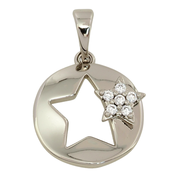 Кулон Xuping Родій Зірки для ланцюжка до 5мм фото №3