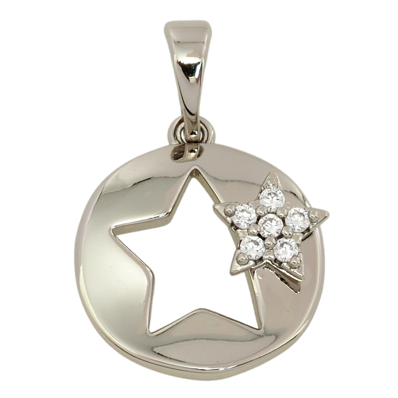 Кулон Xuping Родій Зірки для ланцюжка до 5мм фото №1