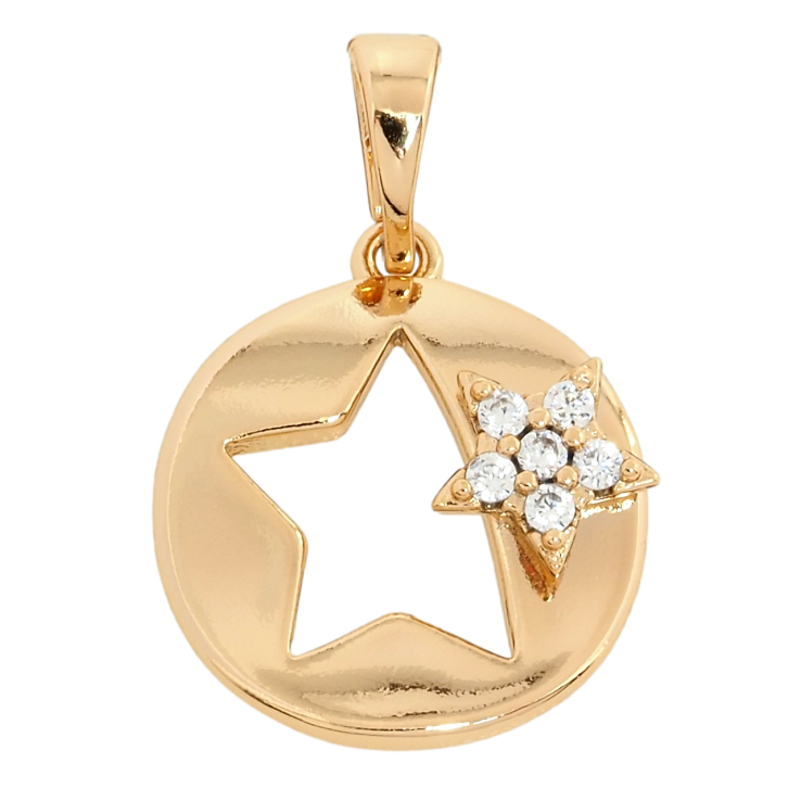 Кулон Xuping Позолота 18K Візерунок зірки для ланцюжка до 5мм фото №2
