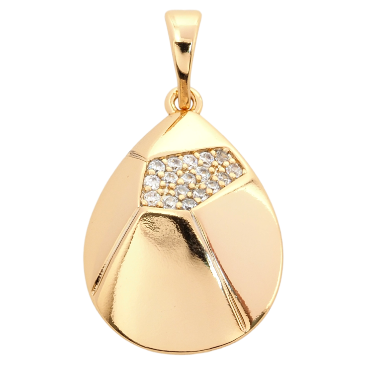Кулон Xuping Позолота 18K Крапелька з цирконієм для ланцюжка до 5мм фото №21