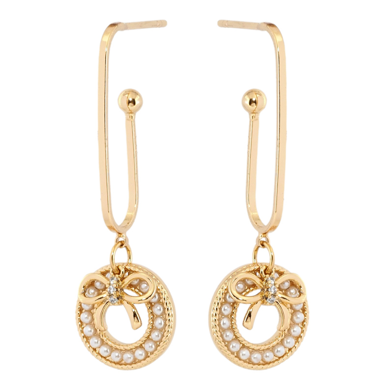 Сережки Xuping Позолота 18K пусети Декоративні підвіски фото №1