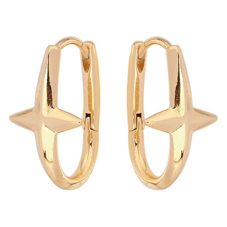 Сережки Xuping Позолота 18K колечка Зірки фото №23