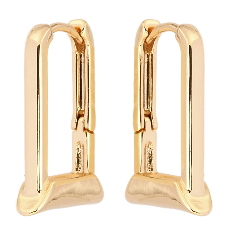 Серьги Xuping Позолота 18K колечки Декоративные фото №20