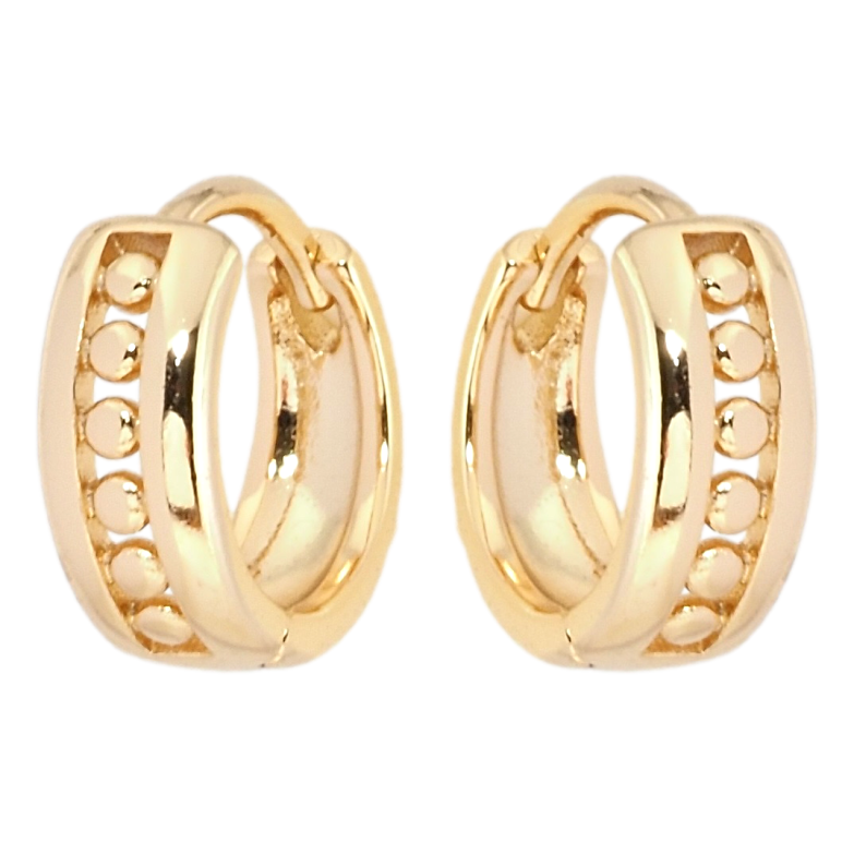 Серьги Xuping Позолота 18K колечки Декоративный узор фото №1
