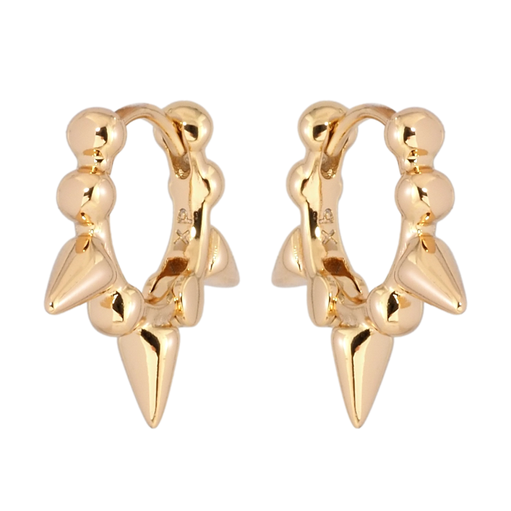 Серьги Xuping Позолота 18K колечки Декоративные фото №15