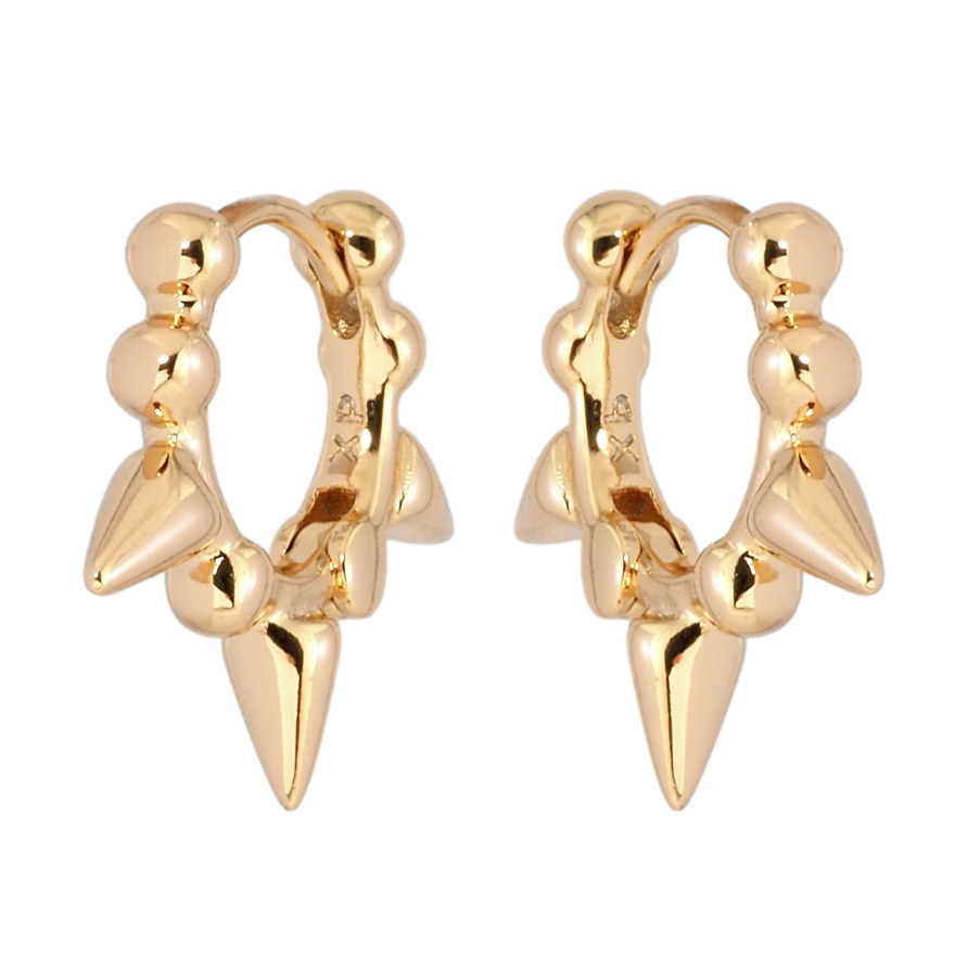 Серьги Xuping Позолота 18K колечки Декоративные фото №1