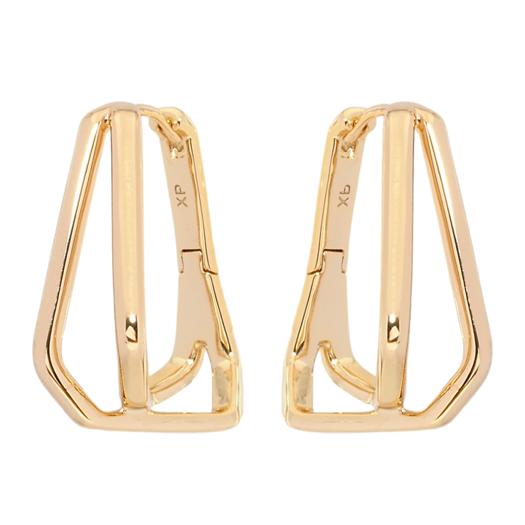 Серьги Xuping Позолота 18K колечки Фигурные фото №17