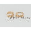 Серьги Xuping Позолота 18K колечки Фигурные фото №2