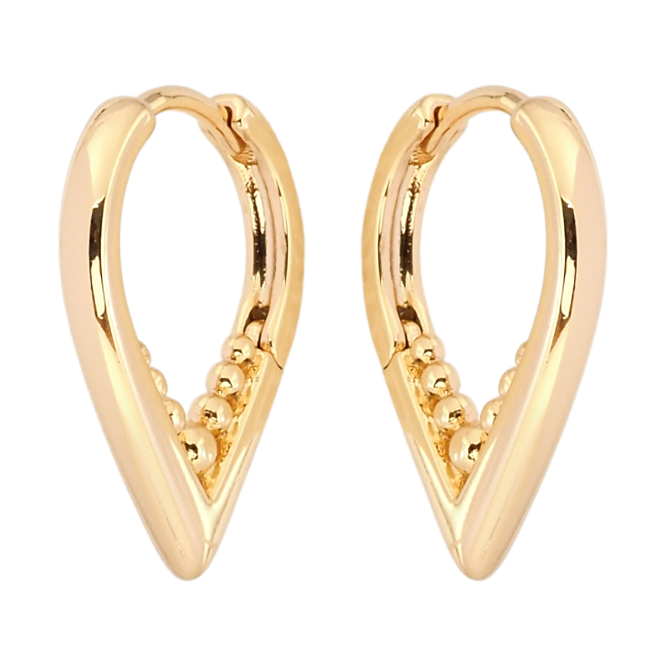 Серьги Xuping Позолота 18K колечки Декоративные фото №16