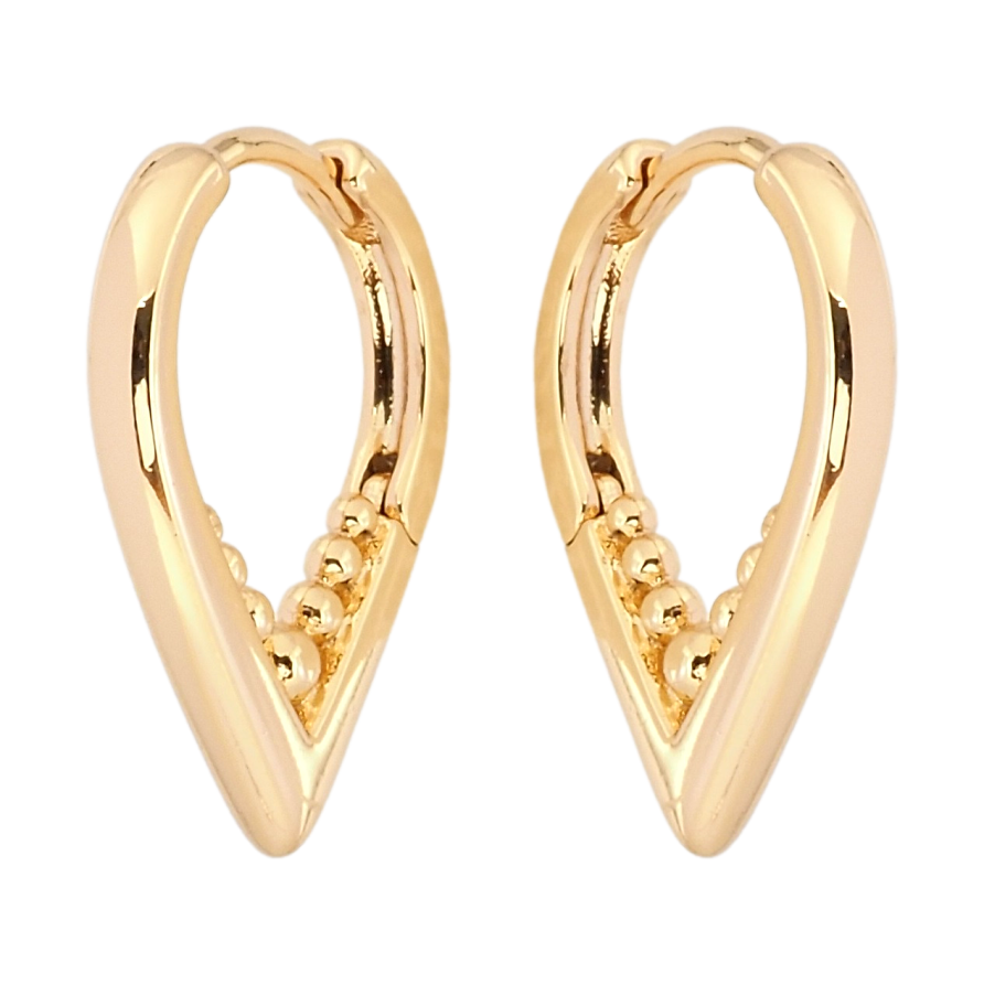 Серьги Xuping Позолота 18K колечки Декоративные фото №1