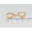 Серьги Xuping Позолота 18K колечки Декоративные фото №2