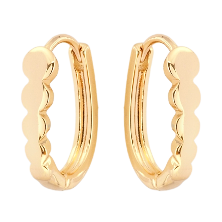 Серьги Xuping Позолота 18K колечки Декоративные фото №19