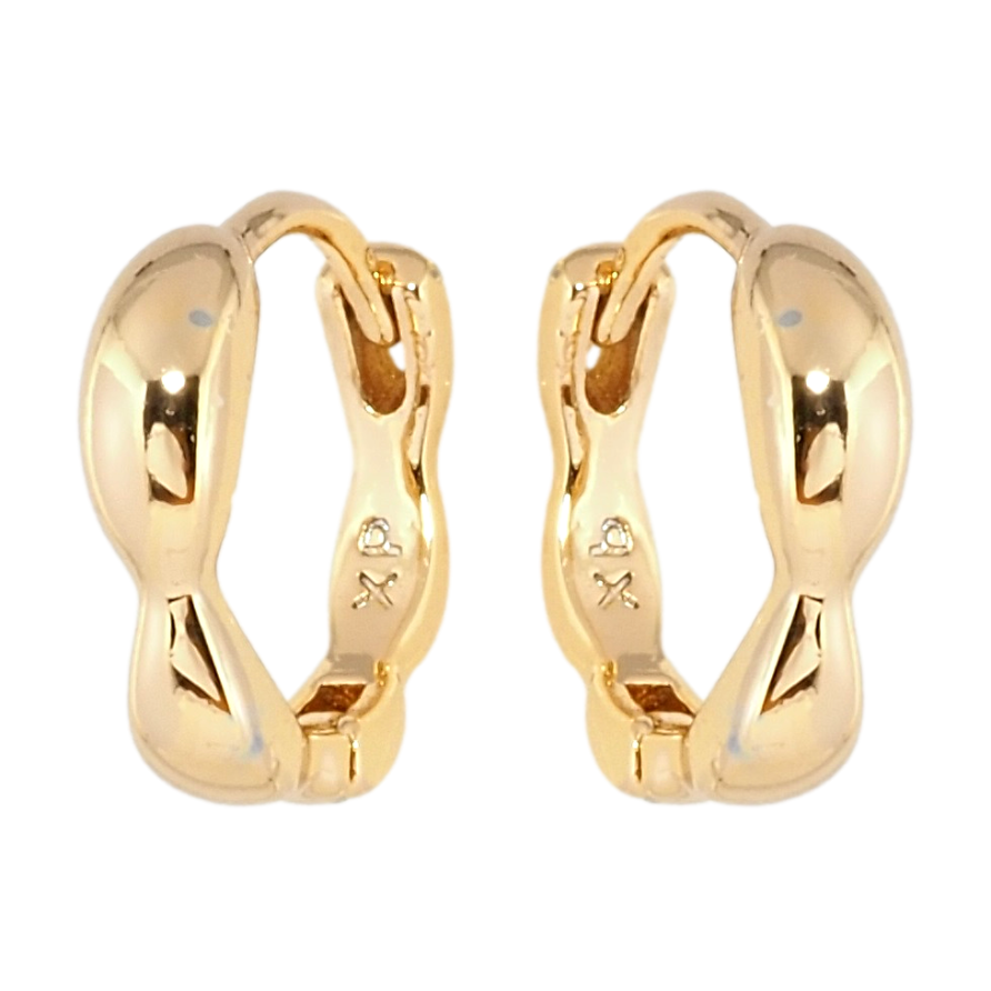 Серьги Xuping Позолота 18K колечки Фигурные фото №1