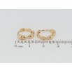 Серьги Xuping Позолота 18K колечки Фигурные фото №2