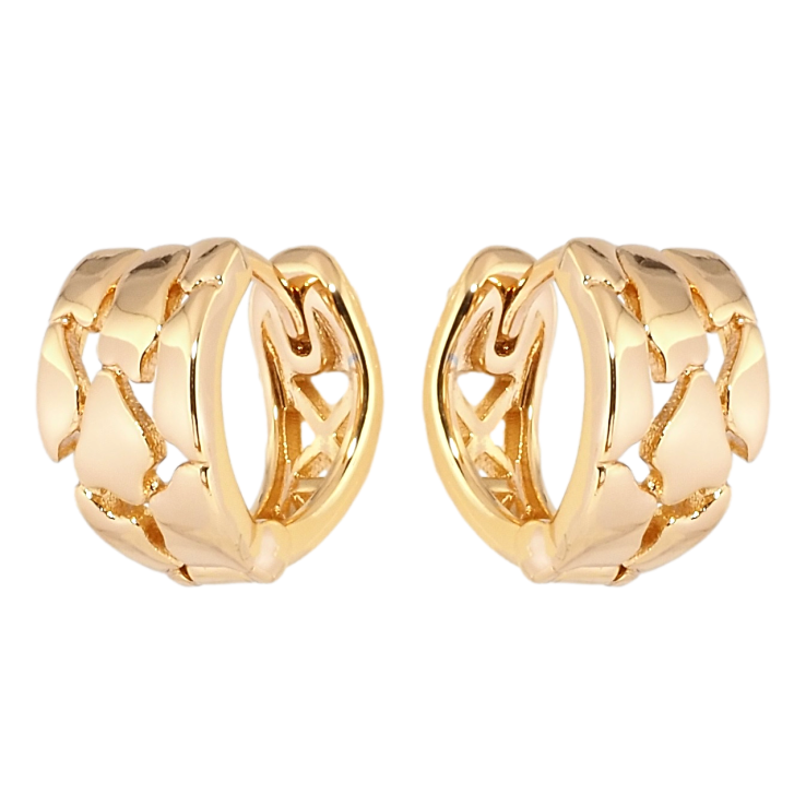Серьги Xuping Позолота 18K колечки Декоративный орнамент фото №14