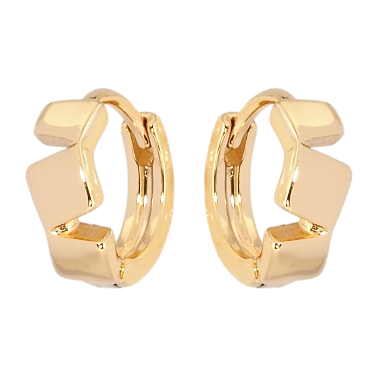 Серьги Xuping Позолота 18K колечки Геометрический узор фото №22