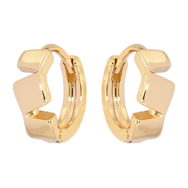 Серьги Xuping Позолота 18K колечки Геометрический узор фото №10