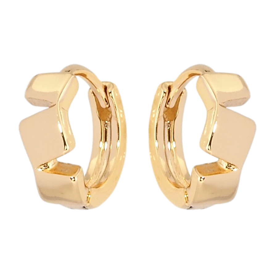 Серьги Xuping Позолота 18K колечки Геометрический узор фото №1