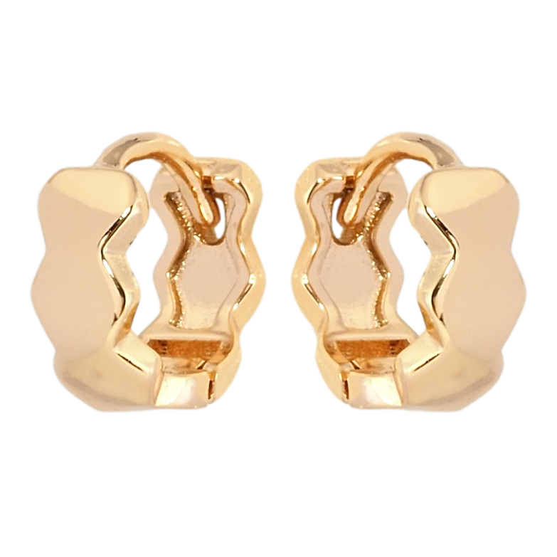 Сережки Xuping Позолота 18K колечка Фігурні фото №2