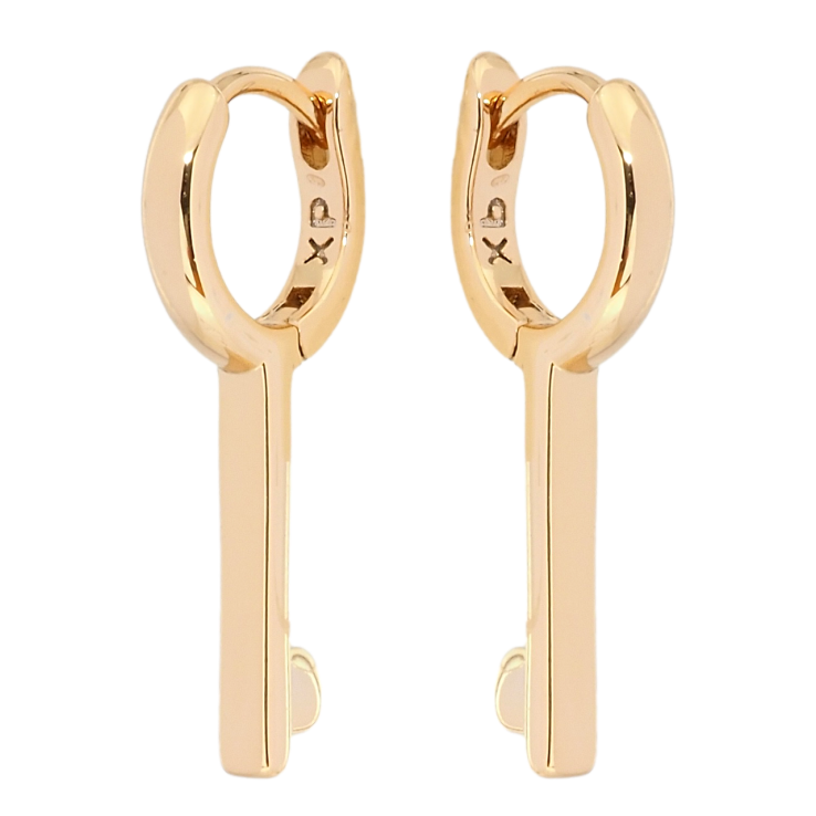 Серьги Xuping Позолота 18K колечки Ключики фото №10