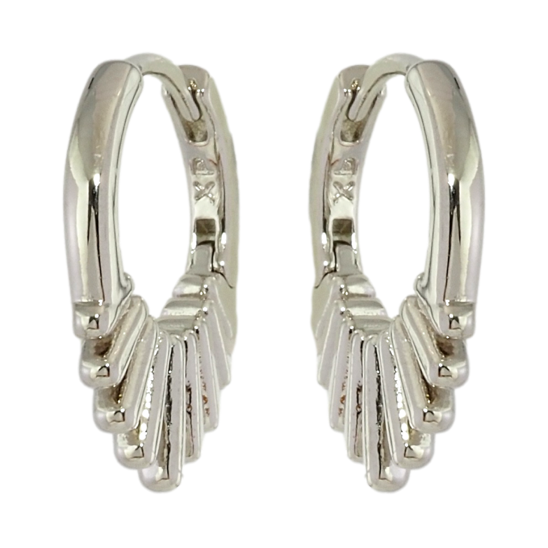 Сережки Xuping Родій колечка Декоративний візерунок фото №16