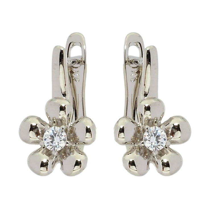 Сережки Xuping Родій англійський замок Квіточки фото №20